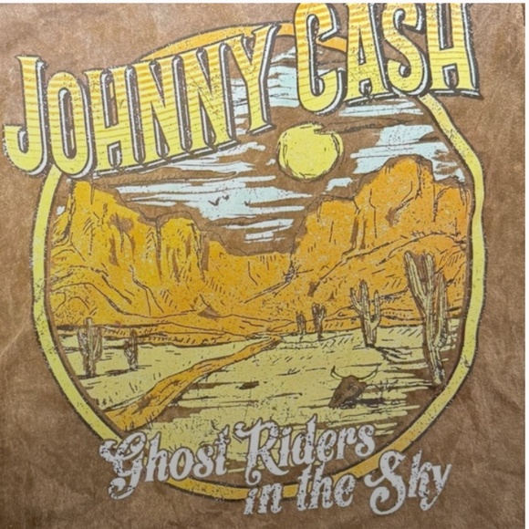 NWT Johnny Cash Graphic T-Shirt Size S - Picture 3 of 5